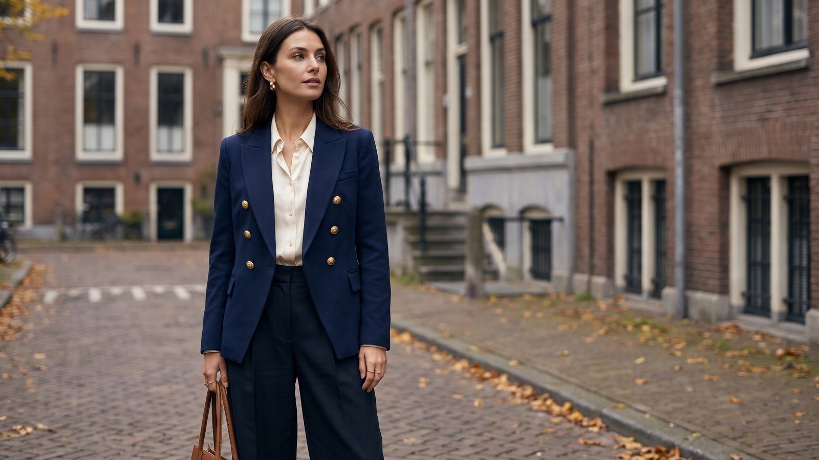 Zo draag je een blazer met gouden knopen chic