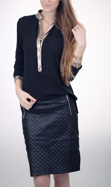 Leather Skirt Lozenge – shoparchief, foto 2