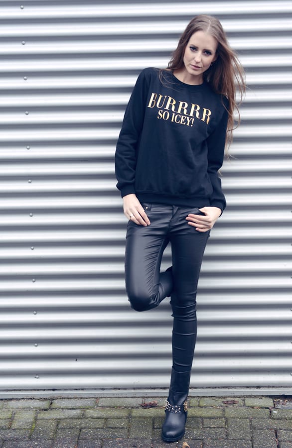 Burrrr, So Icey Sweater Gold – shoparchief, foto 2