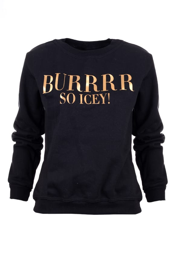 Burrrr, So Icey Sweater Gold – shoparchief, foto 1