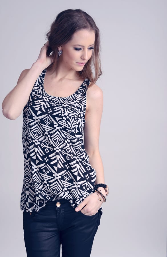 Aztec Top Black – shoparchief, foto 2