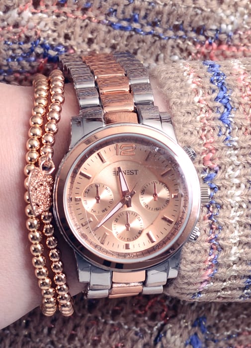 MK Silver Rosé Watch – shoparchief, foto 2