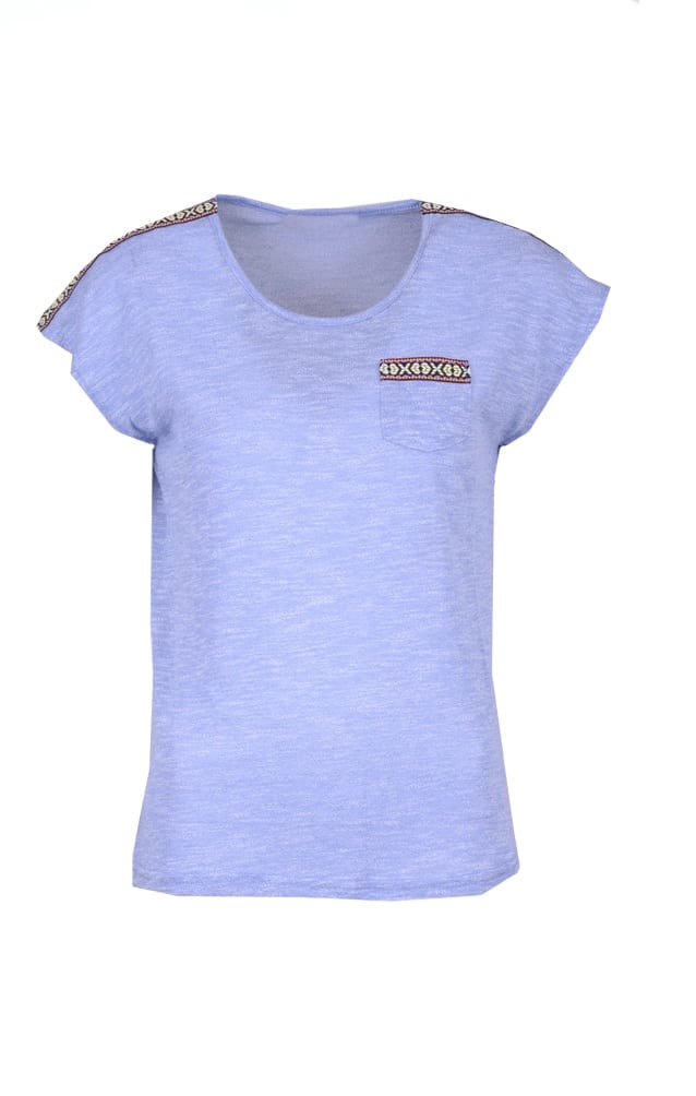 Pocket Aztec Top Denim – shoparchief, foto 1