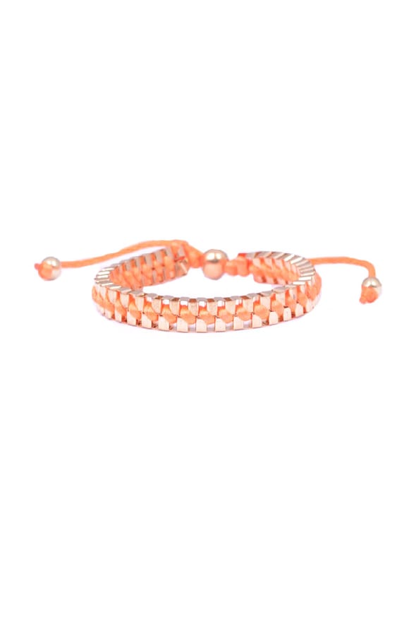 Silk Neon Orange Bracelet – shoparchief, foto 1