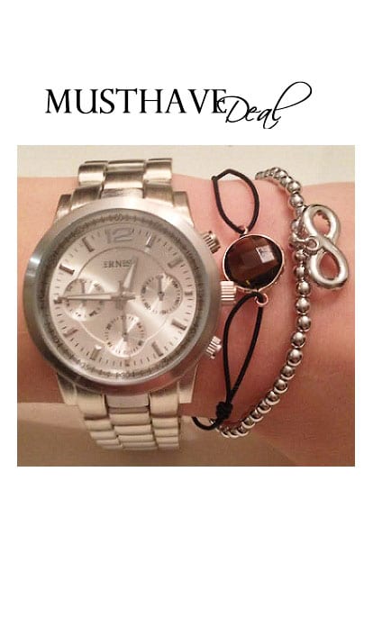 Musthave Deal MK Zilver Watch – shoparchief, foto 1