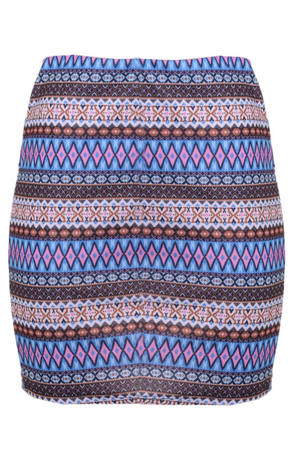 Aztec Skirt Kobalt – shoparchief, foto 1