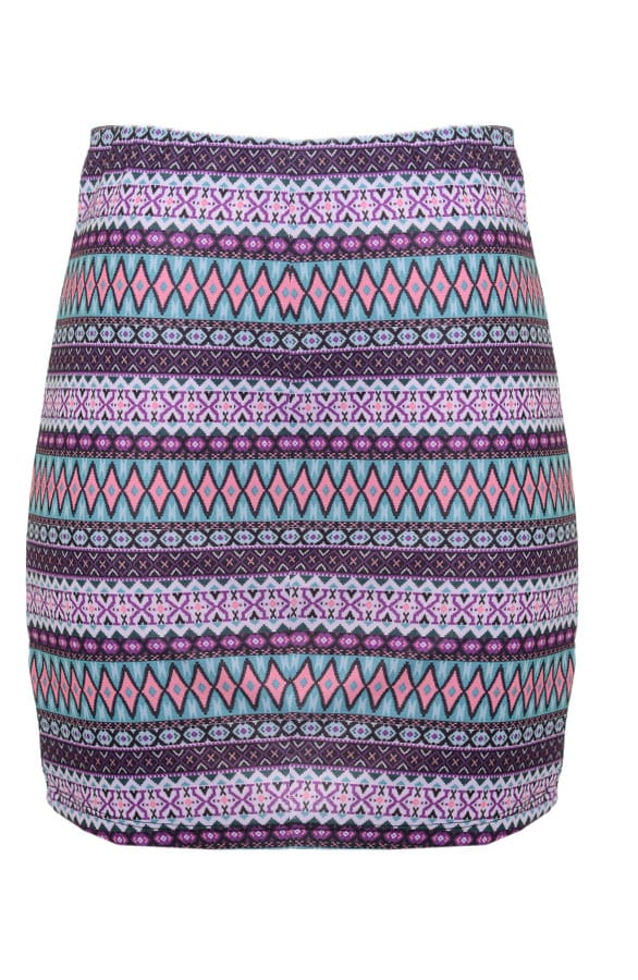 Aztec Skirt Turquoise – shoparchief, foto 1