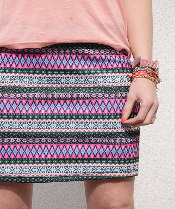 Aztec Skirt Pink – shoparchief, foto 2