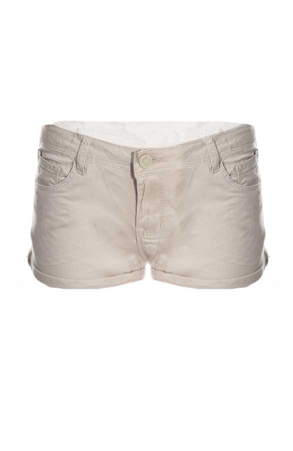 Denim Short Dames Beige – shoparchief, foto 1