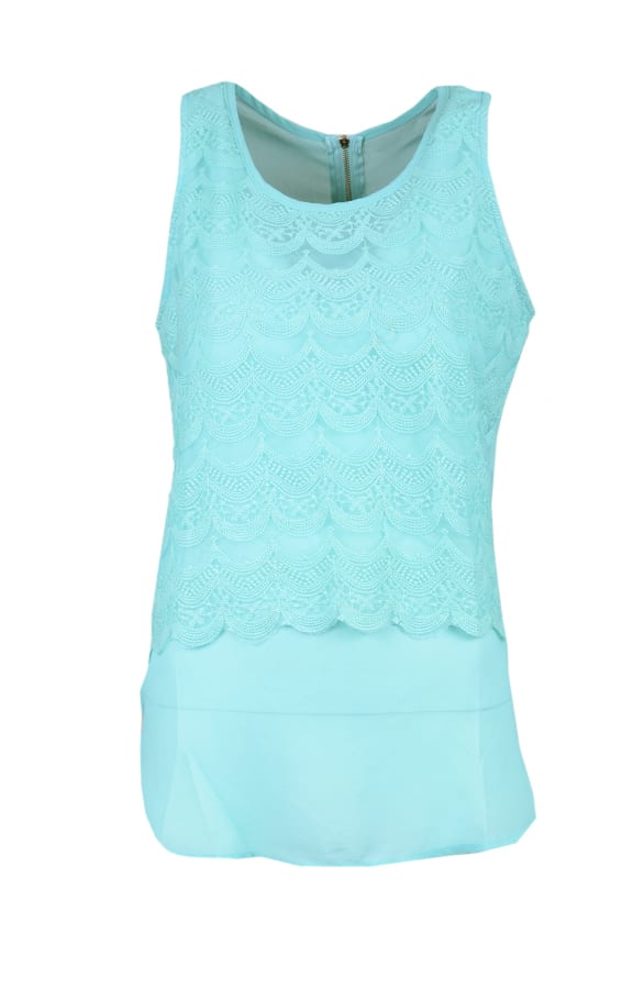 Lace Top Turquoise – shoparchief, foto 1