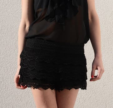 Lace Short Black – shoparchief, foto 2