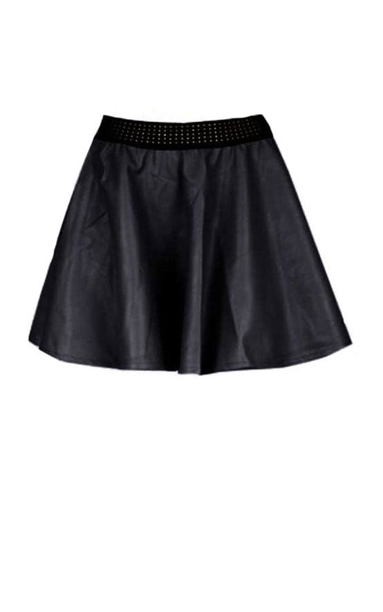 Leather Skirt Black – shoparchief, foto 1