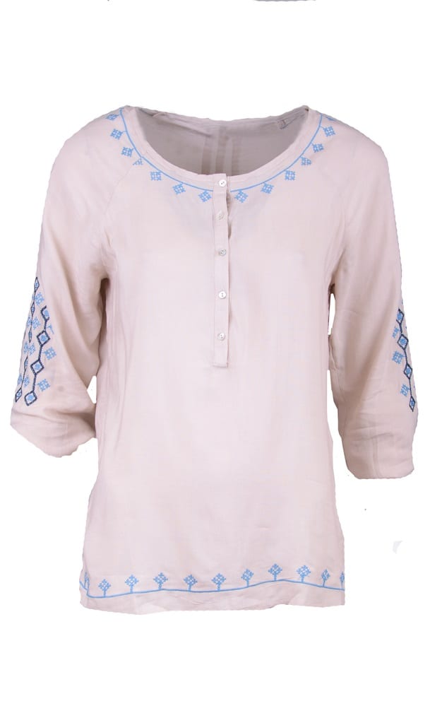 Luxury Blouse Beige – shoparchief, foto 1