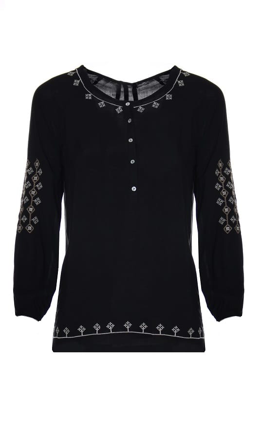 Luxury Blouse Black – shoparchief, foto 1