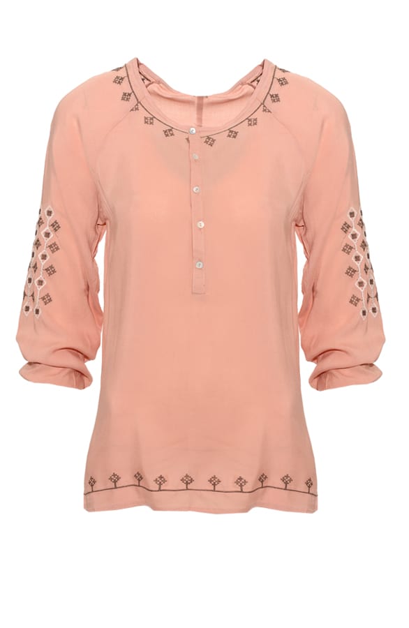 Luxury Blouse Peach – shoparchief, foto 1