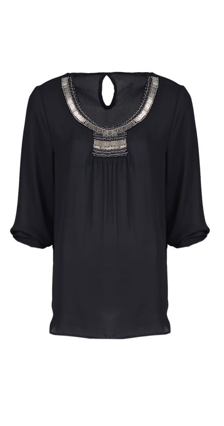 Majestic Blouse Black – shoparchief, foto 1