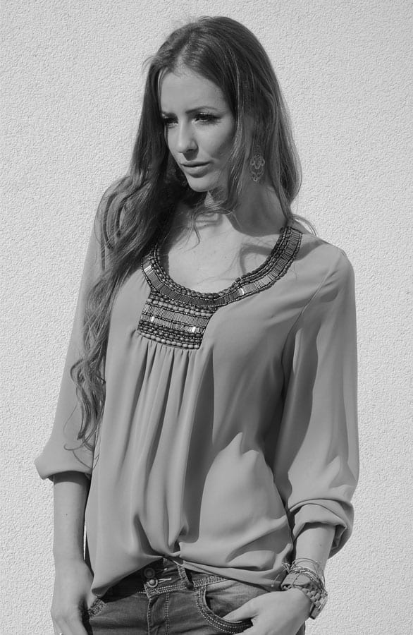 Majestic Blouse Zalm – shoparchief, foto 3