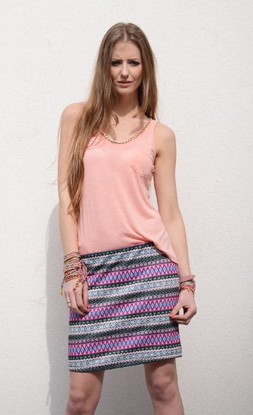 Aztec Skirt Pink – shoparchief, foto 3