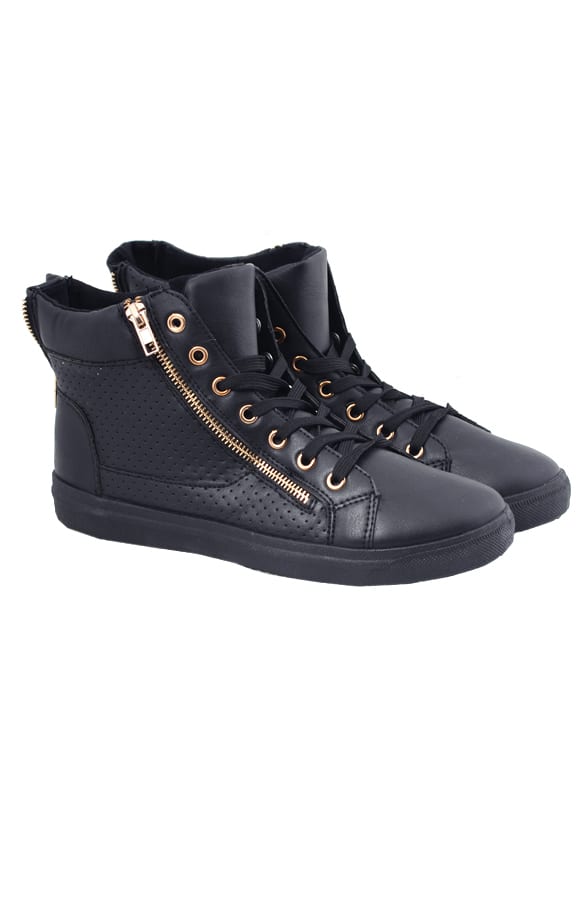 Glam Sneakers Black – shoparchief, foto 1