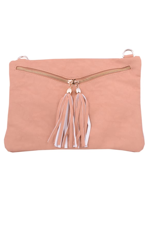 Tassel Clutch Blush – shoparchief, foto 1