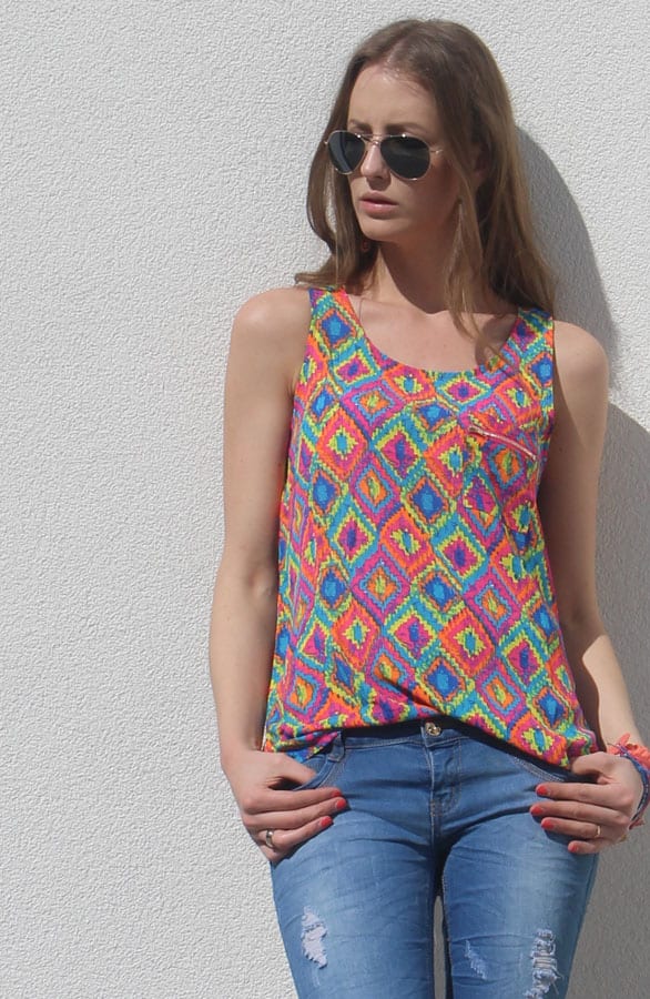 Bohemian Color Top – shoparchief, foto 2