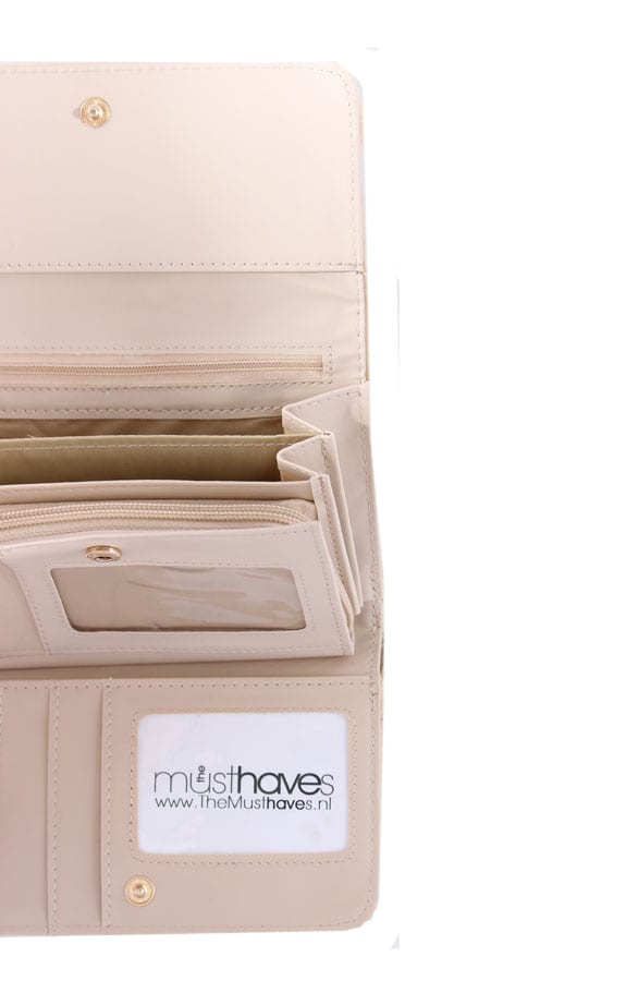 Bow Wallet Beige – shoparchief, foto 3