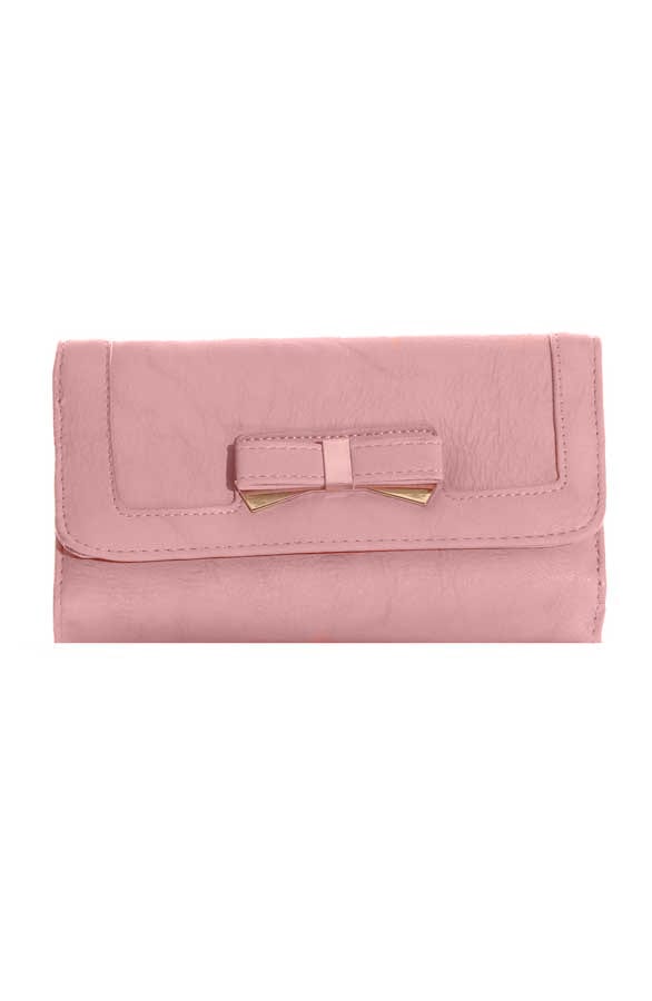 Bow Wallet Pink – shoparchief, foto 1
