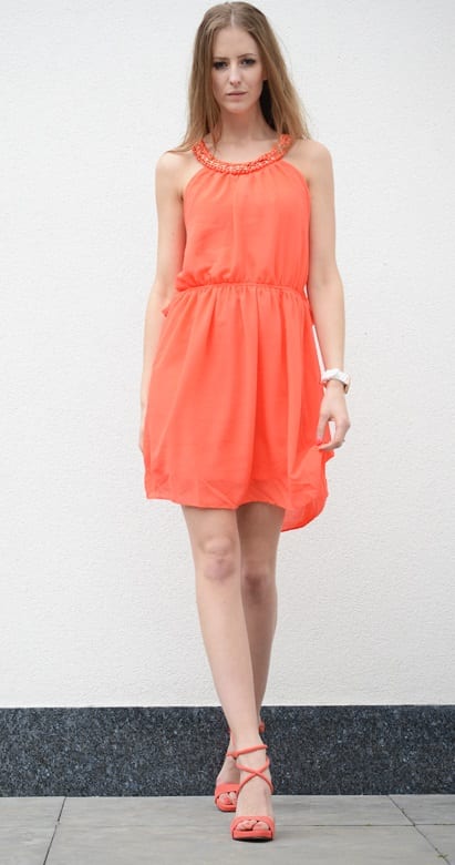 Miracle Dress Coral – shoparchief, foto 2