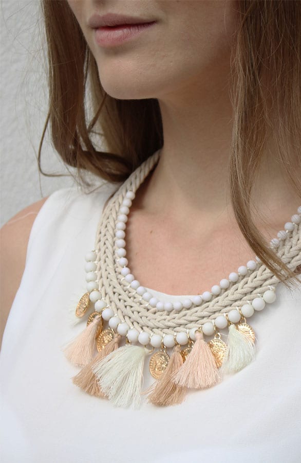 Boho Necklace Beige – shoparchief, foto 2