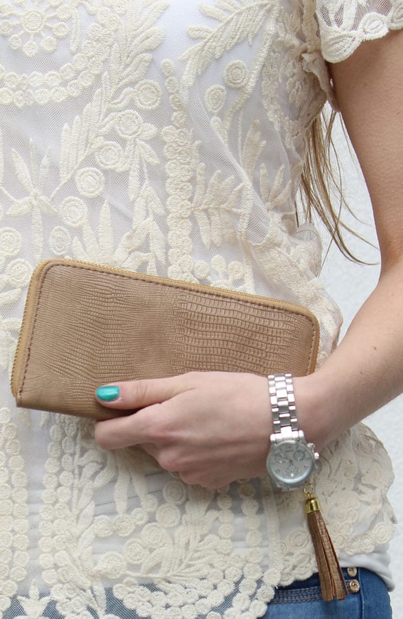 Snake Wallet Beige – shoparchief, foto 2