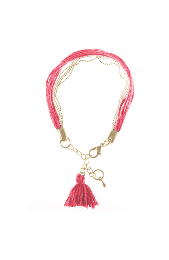 Tassel Bracelet Koraal – shoparchief, foto 1