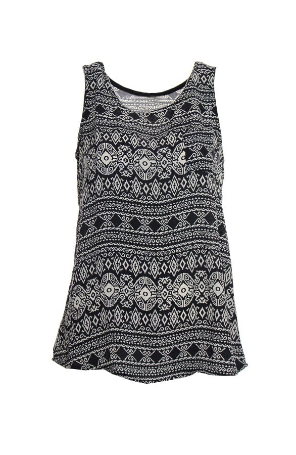 Aztec Top Zwart – shoparchief, foto 1