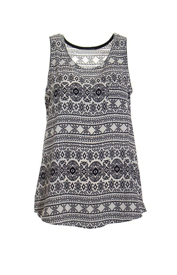 Aztec Top Wit – shoparchief, foto 1