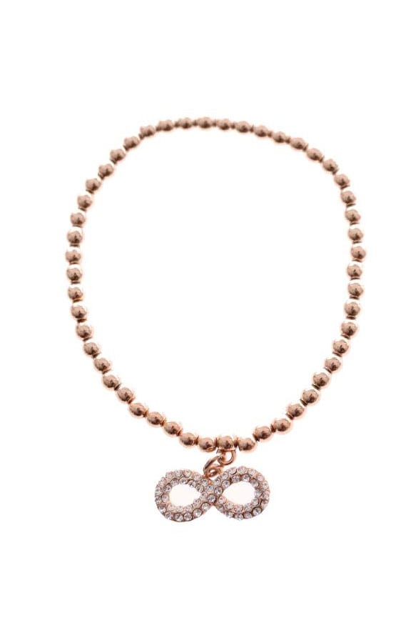 Infinity Bracelet Rosé Strass – shoparchief, foto 1