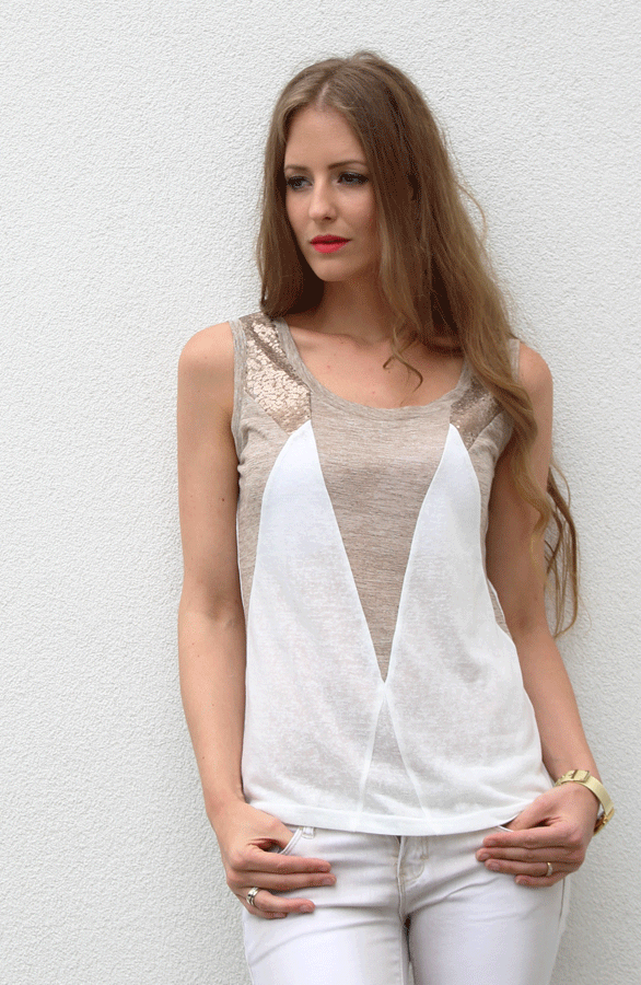 Pailletten Top Brons – shoparchief, foto 2