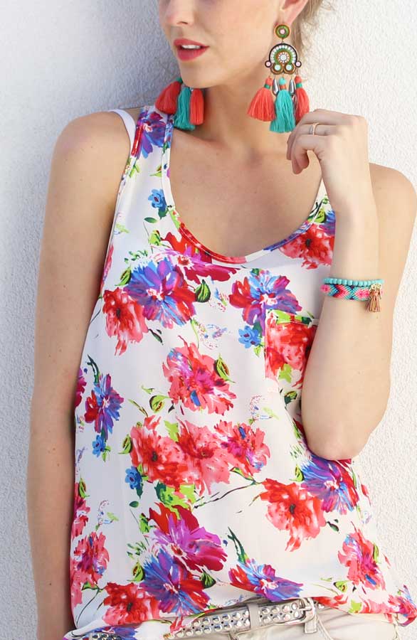 Sunny Flower Top – shoparchief, foto 3