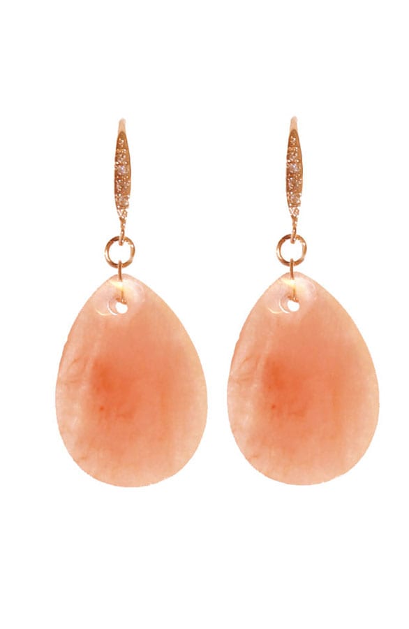 Gemstone Peach Oorbel – shoparchief, foto 1