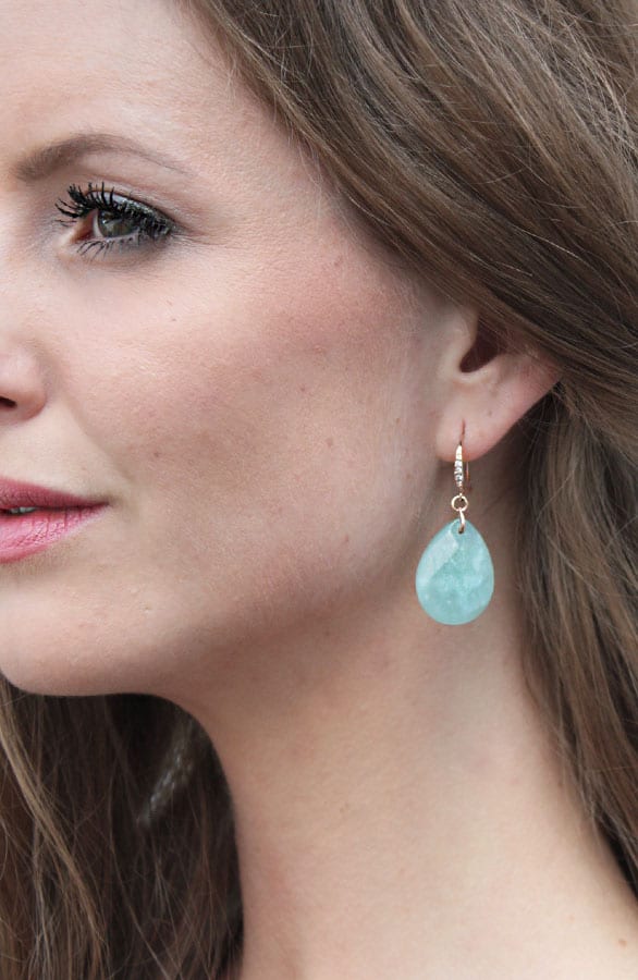 Gemstone Mint Oorbel – shoparchief, foto 2