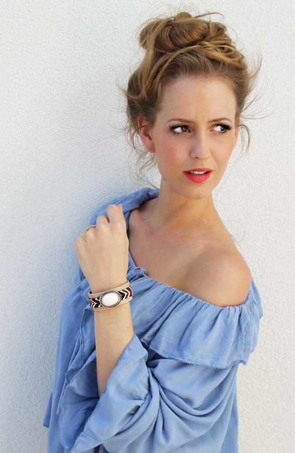 Bohemian Armband Brown – shoparchief, foto 2