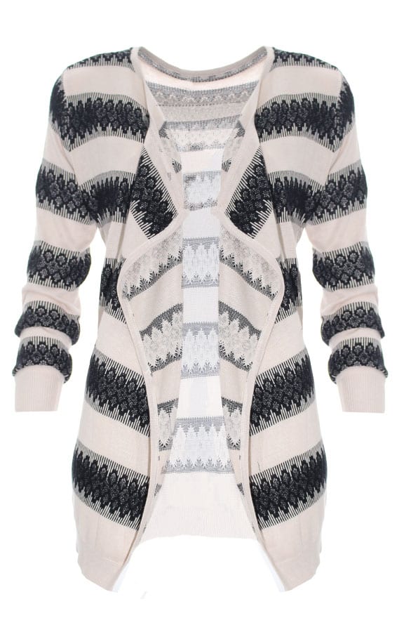 Brocante Cardigan Beige – shoparchief, foto 1