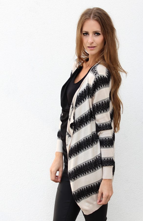 Brocante Cardigan Beige – shoparchief, foto 2
