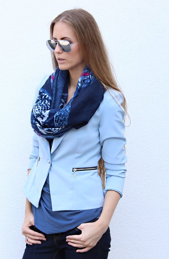 Blue Storm Sjaal – shoparchief, foto 4
