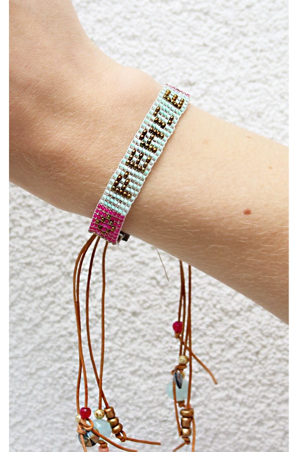 Peace Bracelet Leather – shoparchief, foto 2