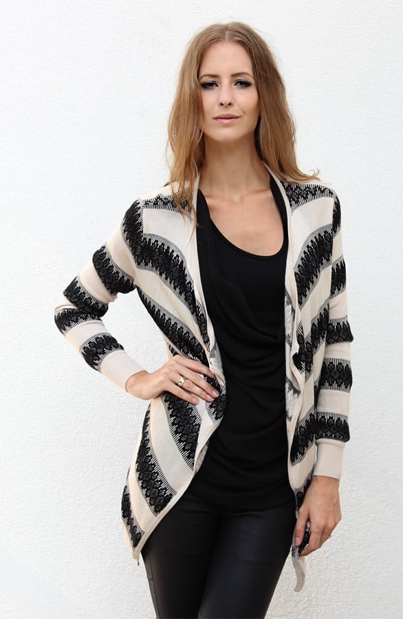 Brocante Cardigan Beige – shoparchief, foto 3
