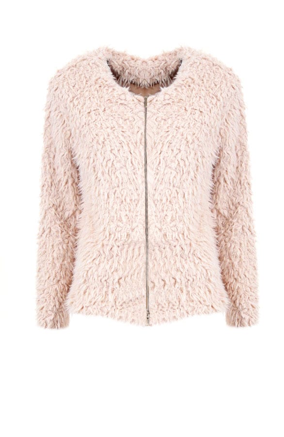 Furry Jacket Beige – shoparchief, foto 1