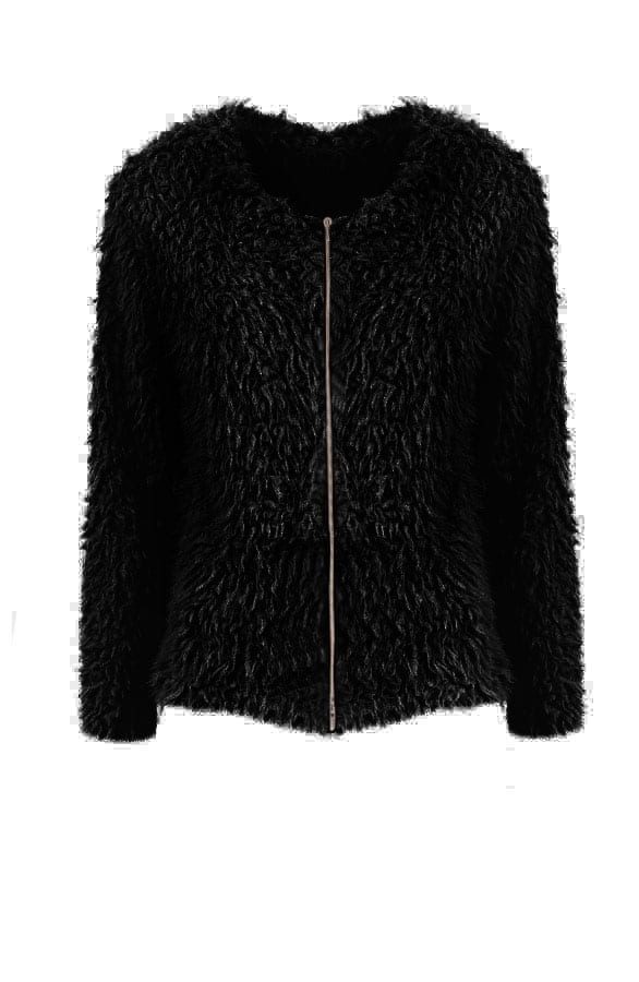 Furry Jacket Black – shoparchief, foto 1