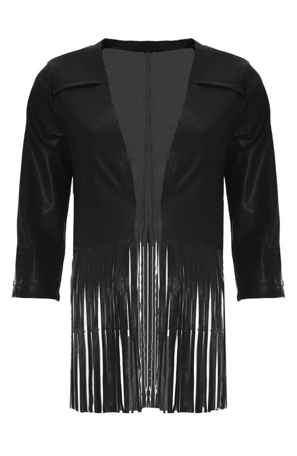Kimono Leather Black – shoparchief, foto 1