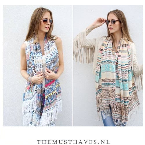 Sjaal Met Print