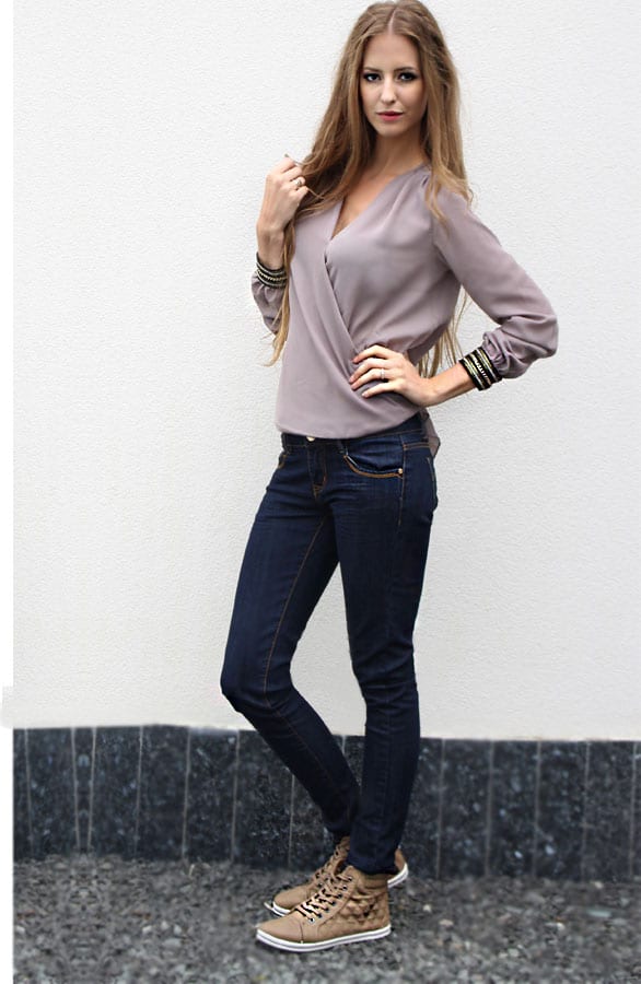 Laboutan Sneakers Taupe – shoparchief, foto 3