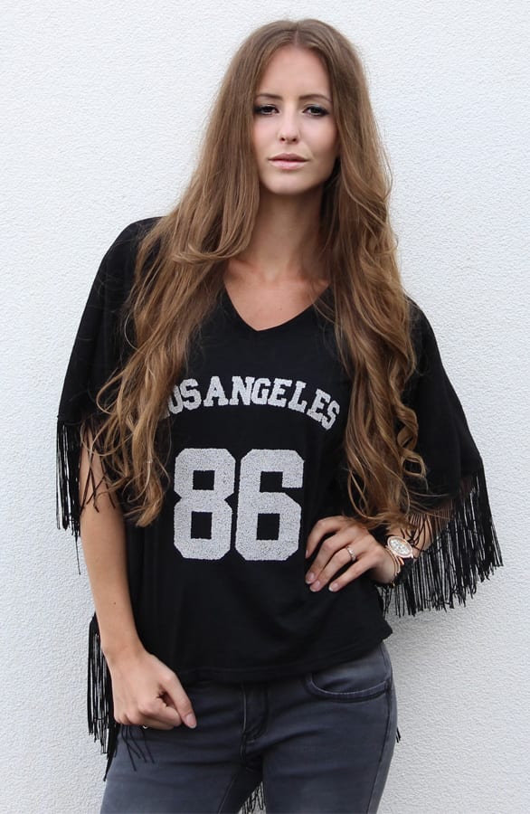 Kimono Fringes Black – shoparchief, foto 4